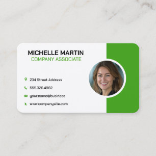 Corporate Business Woman   Simple Modern Card