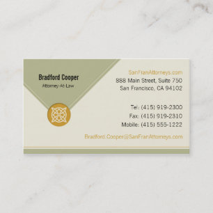 Corporate Celtic Knot Business Card