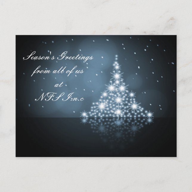 Corporate Christmas Greeting PostCards (Front)