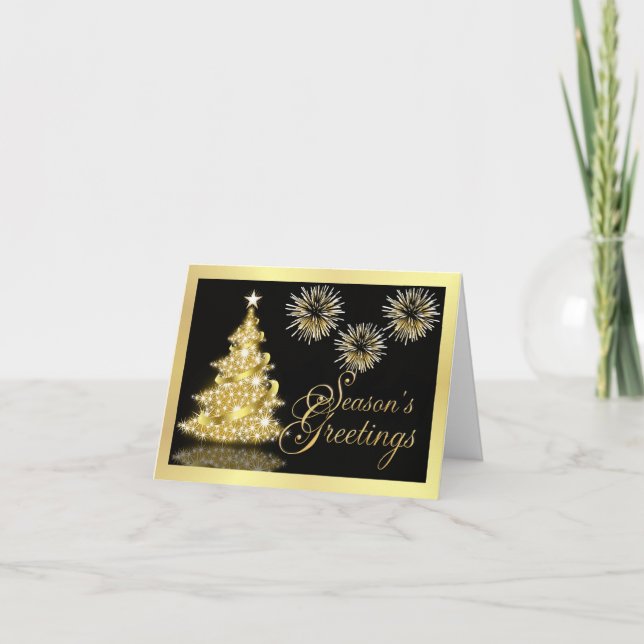 Corporate Christmas Holiday Greeting Cards (Front)