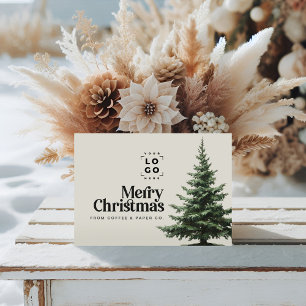 Corporate Christmas your logo QR Code thank you