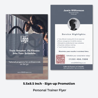 Corporate Client Maximise Fitness Personal Trainer Flyer