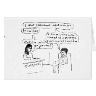 Corporate Communications Unicorn Card