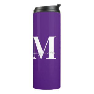 Corporate Company Custom Logo Modern Employee Name Thermal Tumbler