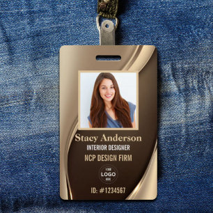 Corporate Company Employee Title Name Photo ID  Badge
