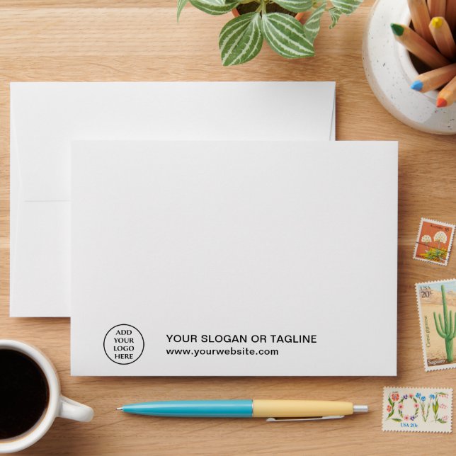 Corporate Company Professional Business Logo Here Envelope (Desk)