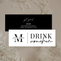 Corporate Drink Voucher Business Event Bar Ticket