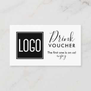 Corporate Drink Voucher – Promotional Event Card