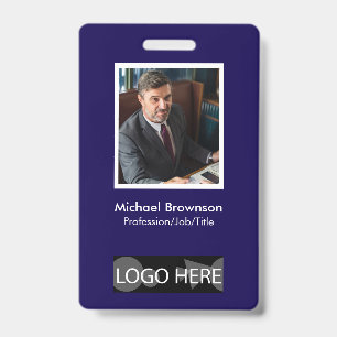 Corporate Employee Name ID Badge
