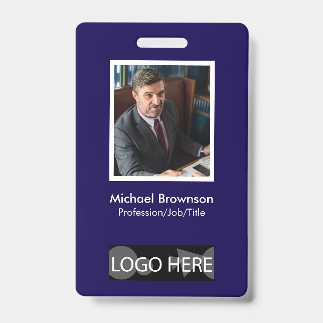 Corporate Employee Name ID Badge (Front)
