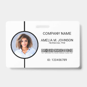 Corporate Employee Photo ID Badge
