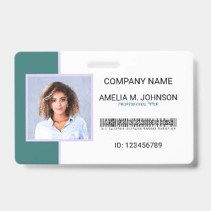 Corporate Employee Photo ID Badge