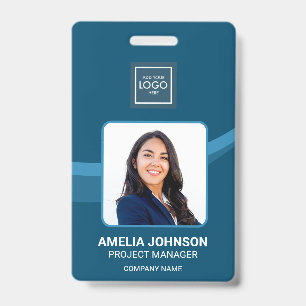 Corporate Employee Photo Logo ID Badge