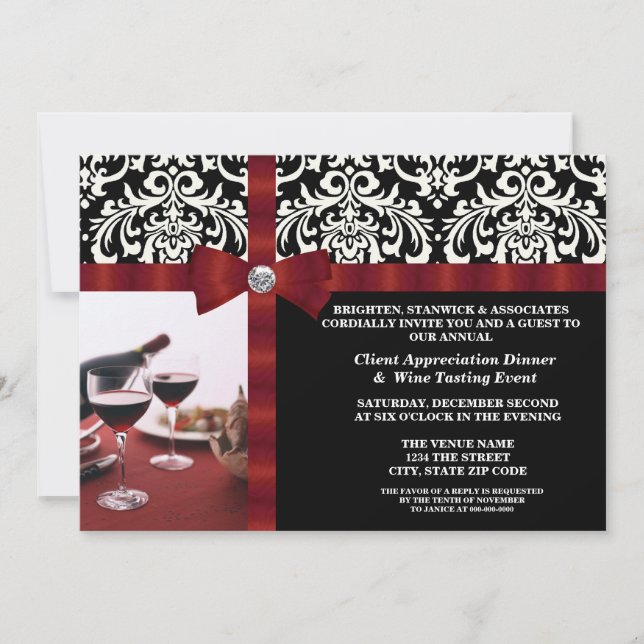Corporate Event Client Appreciation Invitation (Front)