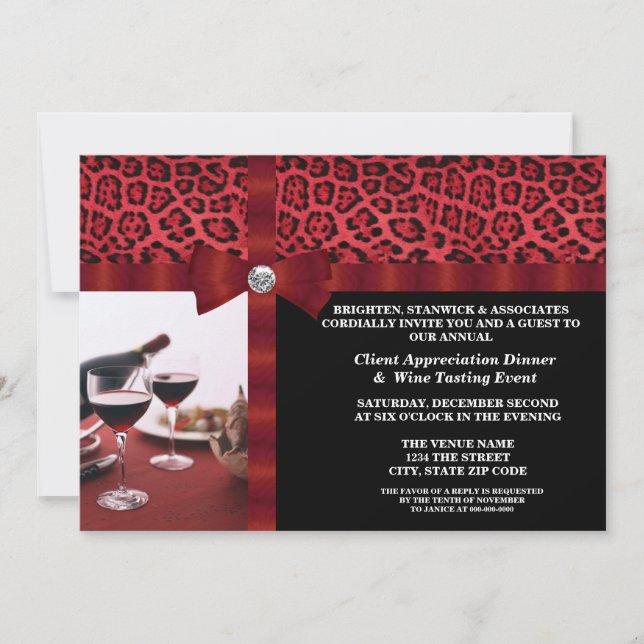 Corporate Event Client Appreciation Invitation (Front)