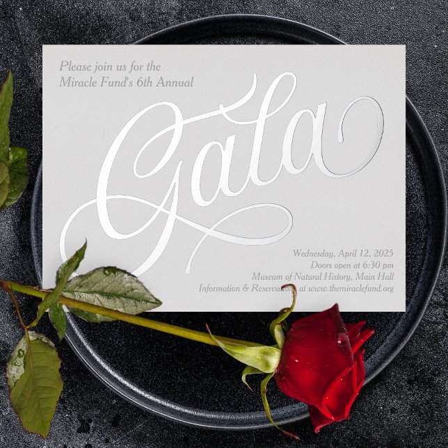Corporate Event Gala Invite Real Foil Headline (Creator Uploaded)