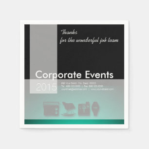 Corporate Events - Custom Corporate Paper Napkins