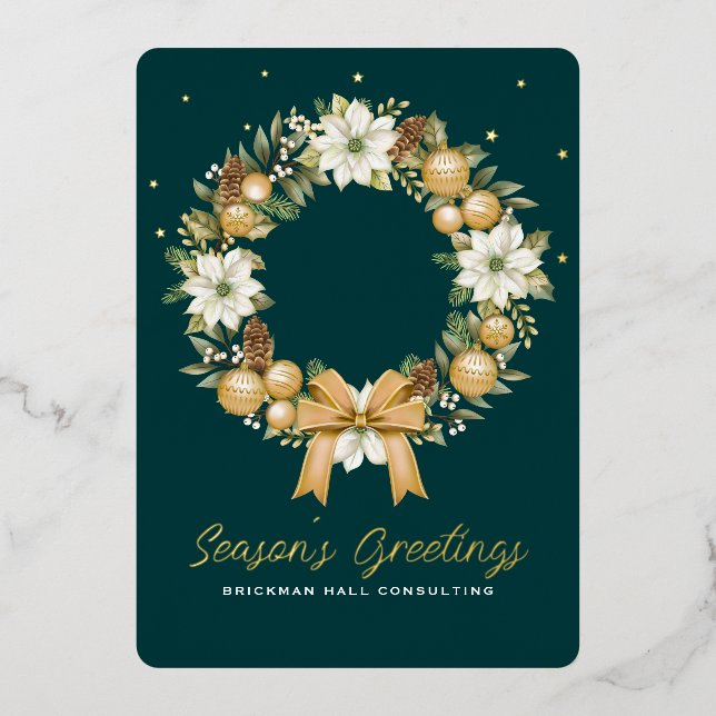 Corporate Foil Holiday Card (Front)