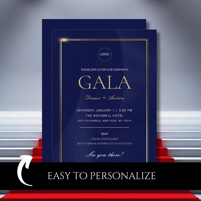 Corporate Gala Event Fundraising Event Invitation (Creator Uploaded)