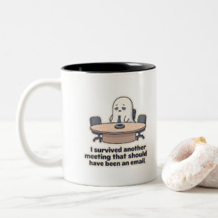 Corporate Ghost Funny Meeting Mug