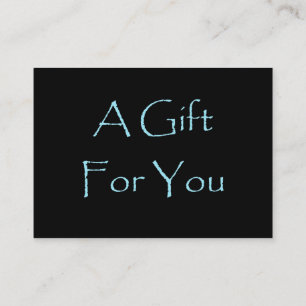 Corporate Gift Certificate Card Pack