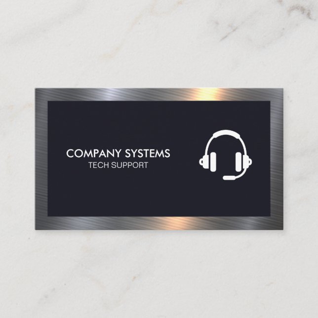 Corporate Headset Business Card (Front)