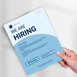 Corporate Hiring Job Vacancy Custom BUSINESS logo Flyer<br><div class="desc">Introducing the "Corporate Hiring Job Vacancy Custom BUSINESS logo Flyer"! Attract top talent to your business with this professional and customisable flyer. Featuring a clean design with your custom logo, it's perfect for announcing job openings and promoting your brand. The high-quality printing ensures a polished presentation. Customise the flyer with...</div>