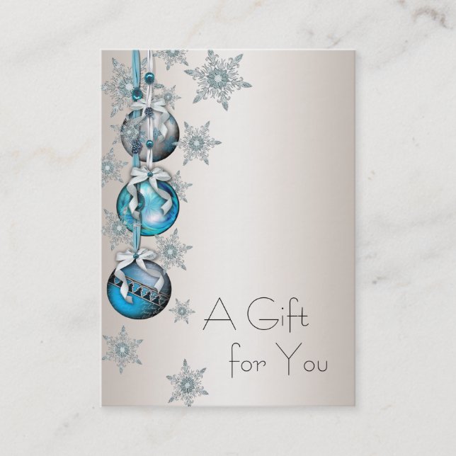 Corporate Holiday Gift Certificates (Front)