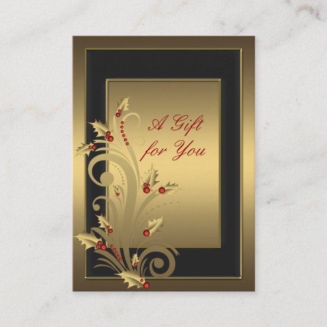 Corporate Holiday Gift Certificates (Front)