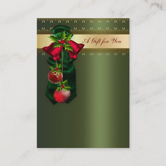 Corporate Holiday Gift Certificates (Front)