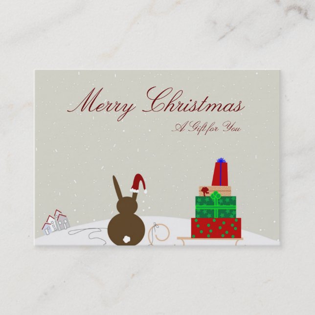 Corporate Holiday Gift Certificates (Front)