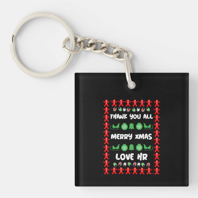 Corporate HR Christmas Gifts    Key Ring (Front)