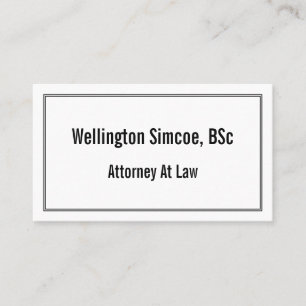 Corporate, Legal Professional Business Card