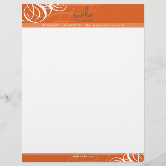 CORPORATE LETTERHEAD :: designer vogue 14 Design (Front)