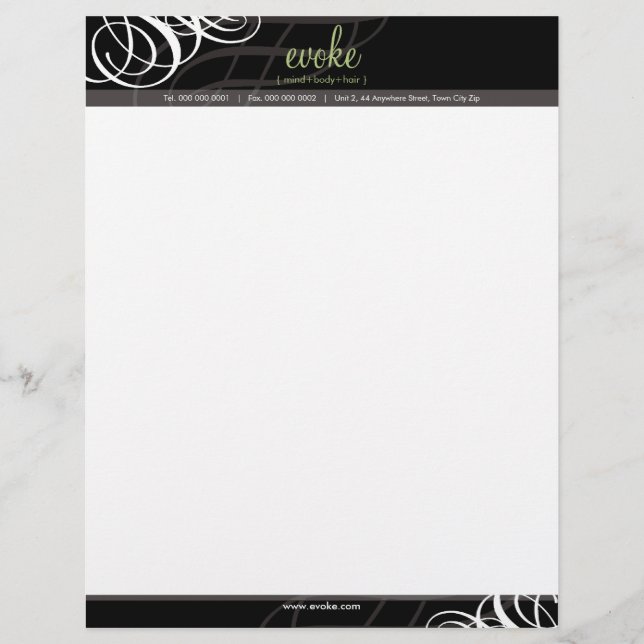CORPORATE LETTERHEAD :: designer vogue 17 Design (Front)
