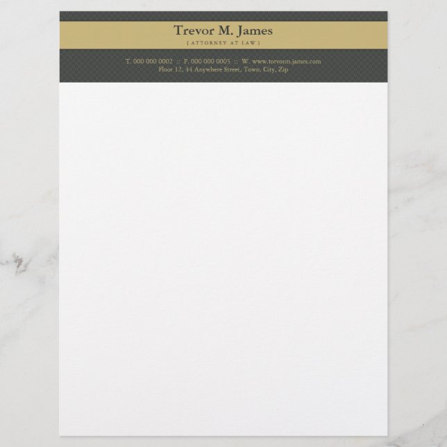 CORPORATE LETTERHEAD :: stately 3 (Front)