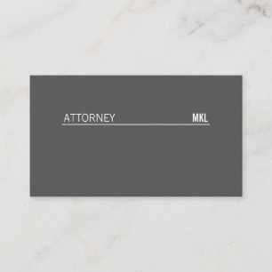 Corporate / Line Accent (Grey) Business Card