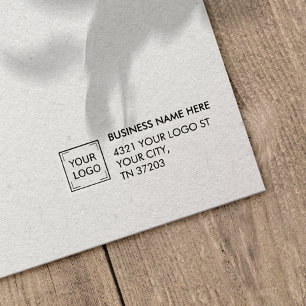 CORPORATE LOGO AND ADDRESS BUSINESS RUBBER STAMP