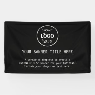 Corporate Logo Custom banner in promotion