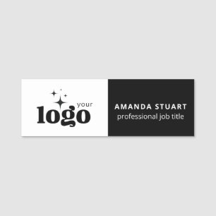 Corporate Logo Employee Company Name Tag Badge