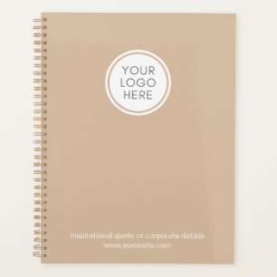 Corporate logo Notebook Planner & business info