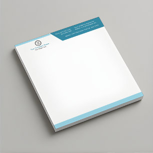 Corporate Logo Notepad   Minimalist Business Pad
