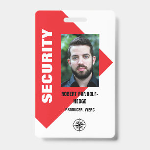 CORPORATE MEDIA I.D. EVENT SECURITY PASS ID BADGE