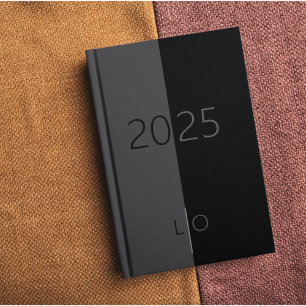 Corporate Minimalist Black Business Year Planner