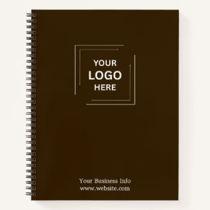 Corporate Minimalist Business Branding Notebook