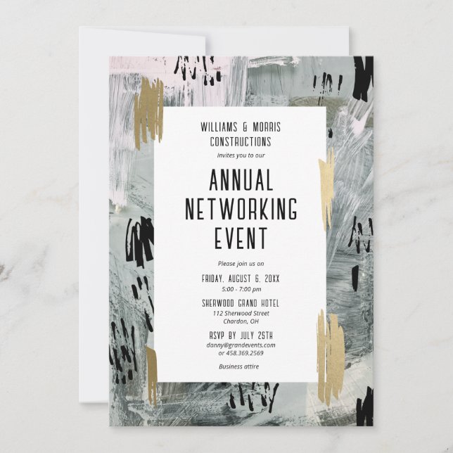Corporate Networking Event Invitation (Front)
