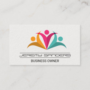 Corporate People Logo Business Card