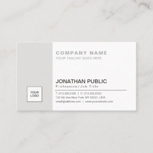 Corporate Professional Elegant Logo Modern Business Card