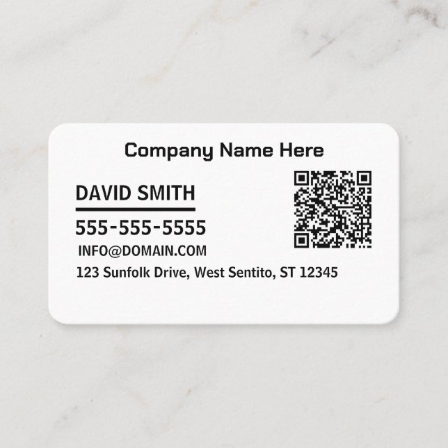 Corporate Professional Logo Design Business Card (Front)
