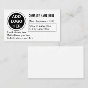 Corporate Professional Logo Design Business Card